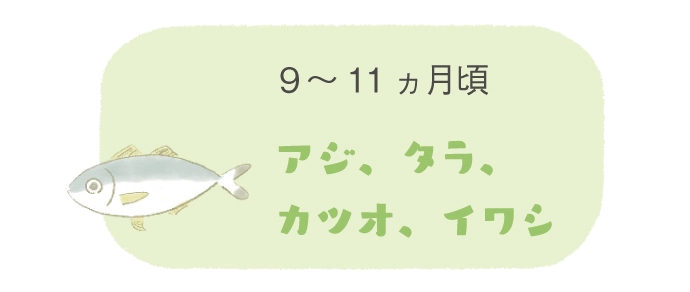 離乳食 肉 魚 の進め方 初期 中期 後期別